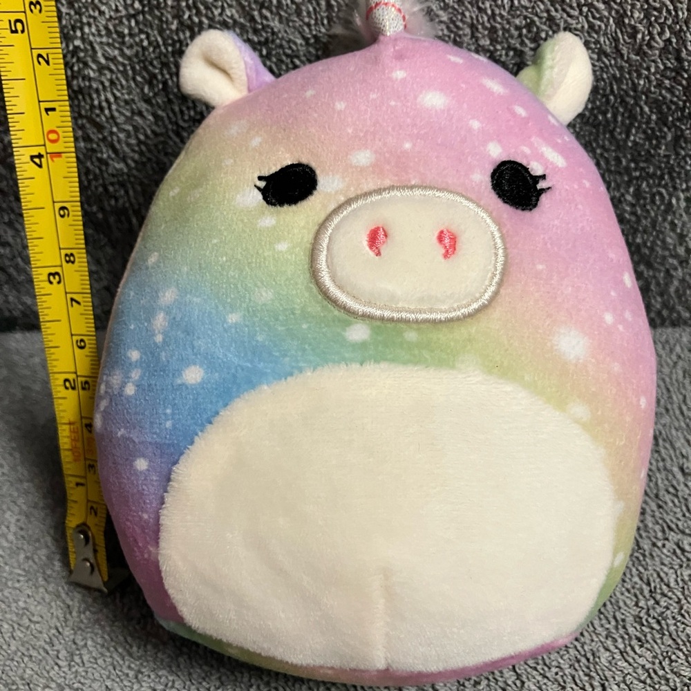 Squishmallow 5” Multicolor Unicorn Plush Toy